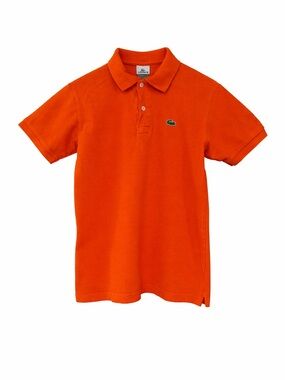 🧡 Lacoste Orange Polo Shirt – Size 4 (Made in France) 🧡